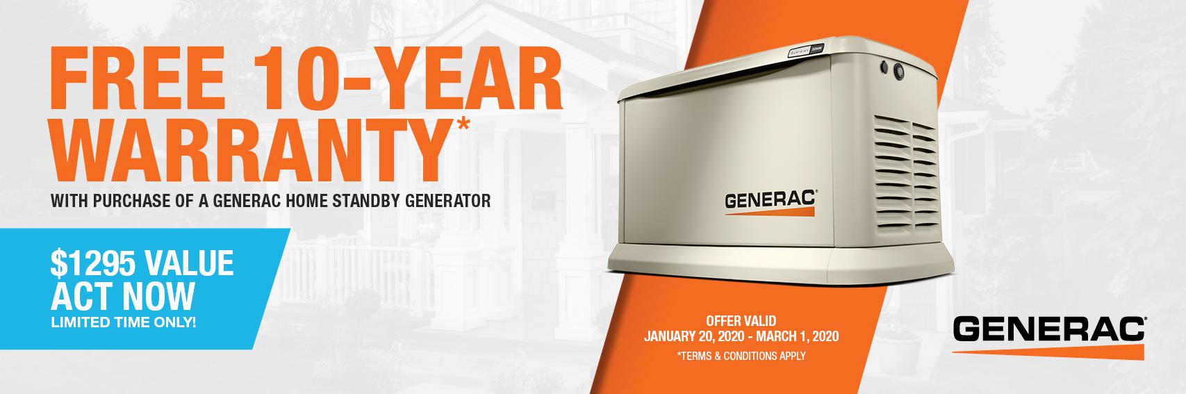 Homestandby Generator Deal | Warranty Offer | Generac Dealer | Beaconia, MB